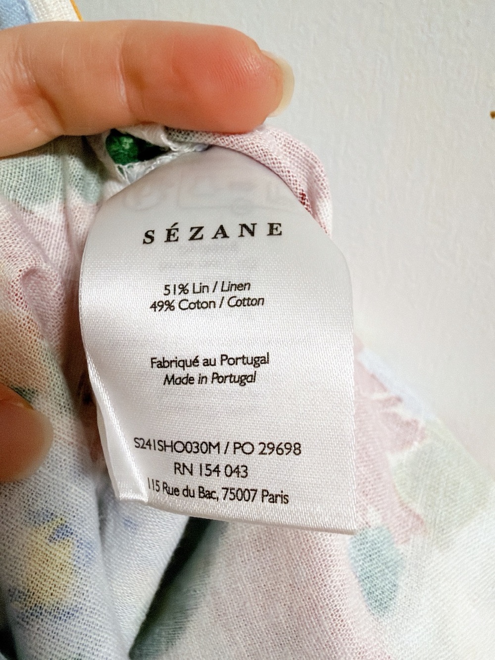 Sezane Tyson Shorts Pastel Flowers 6/38 - Picture 8 of 8